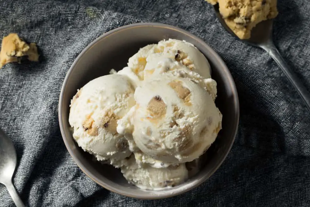 frozen cookie dough ice cream