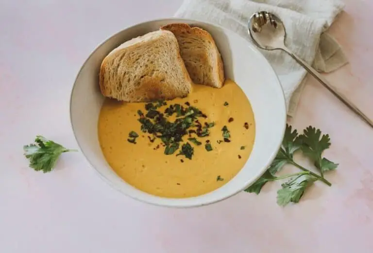 bread dipped in soup