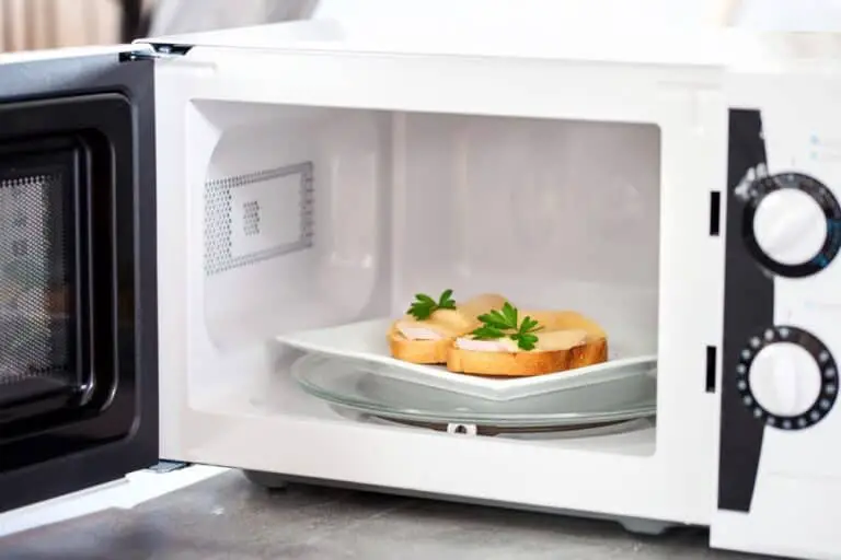 bread in a microwave