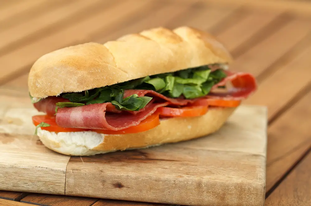 BLT sub sandwich on white bread which is the best bread for subs and sandwiches