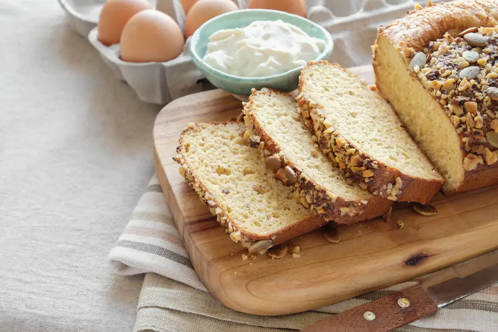 Healthy almond bread for weight loss